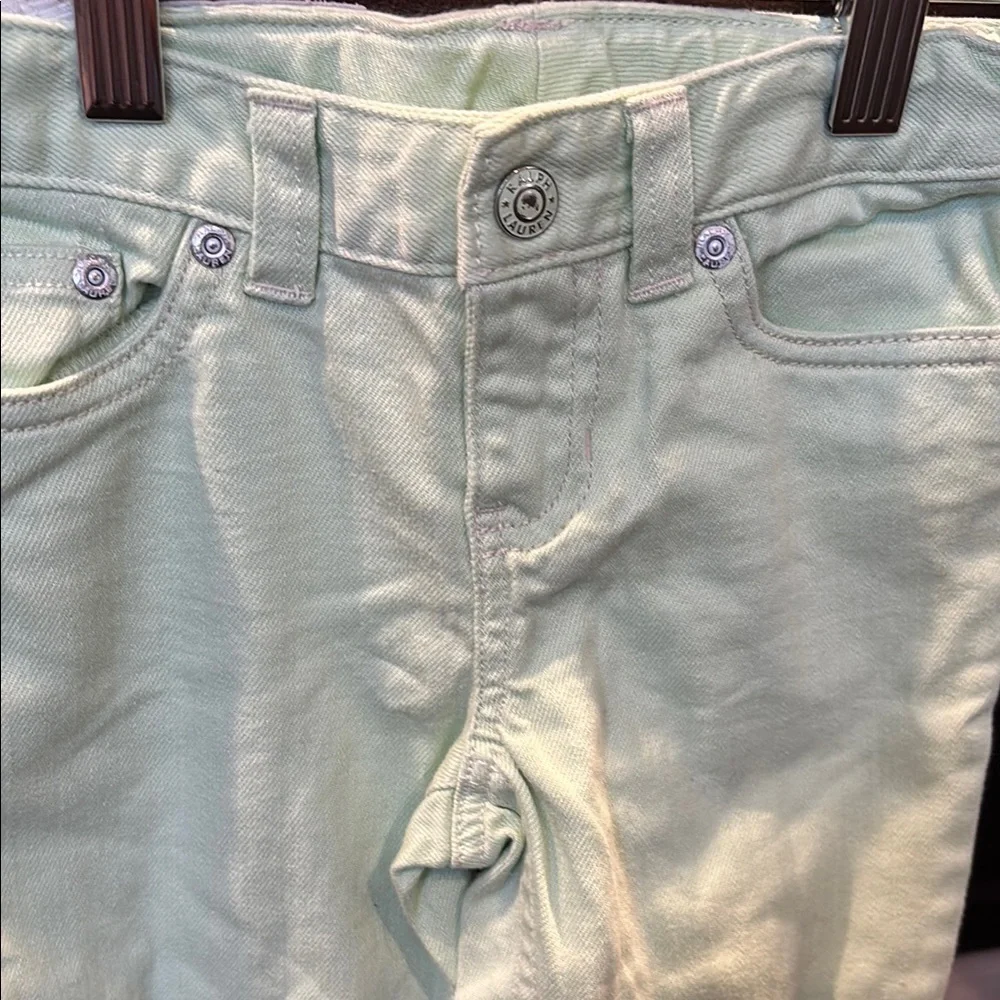 Ralph Lauren Green Jeans Classic Straight-Leg
